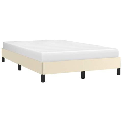 Giroletto Senza Materasso Crema 120x190 Cm Similpelle - Foto 1