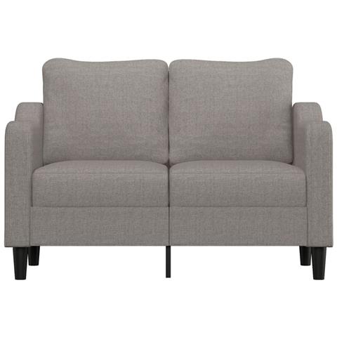 Lusso Casadino -  Divano A 2 Posti Tortora 120 Cm In Tessuto - Foto 2