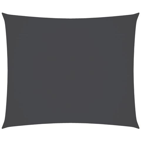 Parasole A Vela Oxford Rettangolare 3,5x4,5 M Antracite - Foto 1
