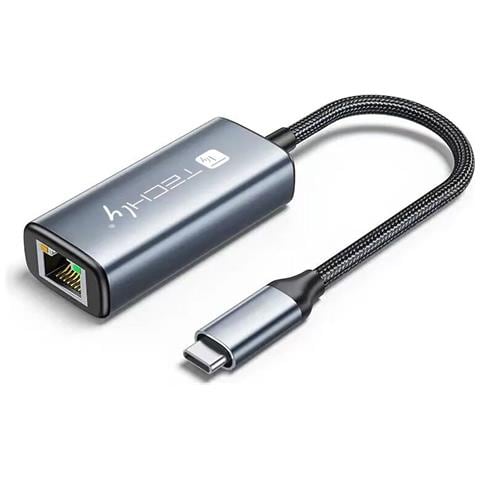 IDATA USB-ETGIGAC2 replicatore di porte e docking station per laptop Cablato USB 3.2 Gen 1 (3.1 Gen 1) Type-C Nero, Argento - Foto 1