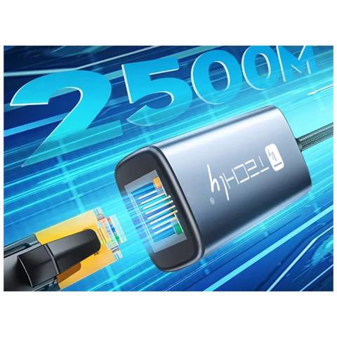IDATA USB-ETGIGAC2 replicatore di porte e docking station per laptop Cablato USB 3.2 Gen 1 (3.1 Gen 1) Type-C Nero, Argento - Foto 2