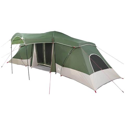 Tenda Familiare  con Finestre a Cupola Verde per 6 Persone Impermeabile - Foto 1