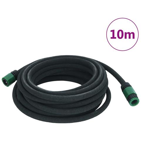 "Tubo di Irrigazione da Giardino Nero 0,6"" 10 m in Gomma" - Foto 1