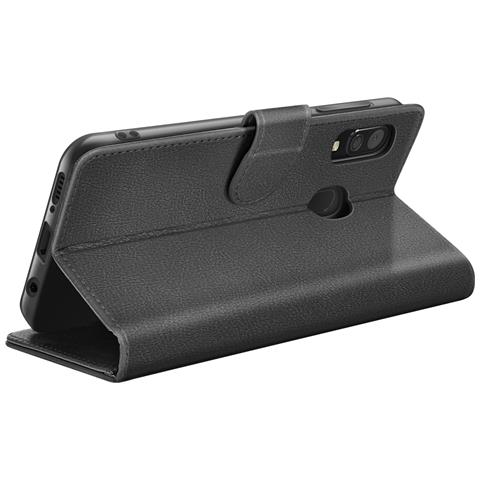 Custodia A Portafoglio Per Samsung A30 Con Supporto E Linguetta Magnetica, Nero - Foto 5