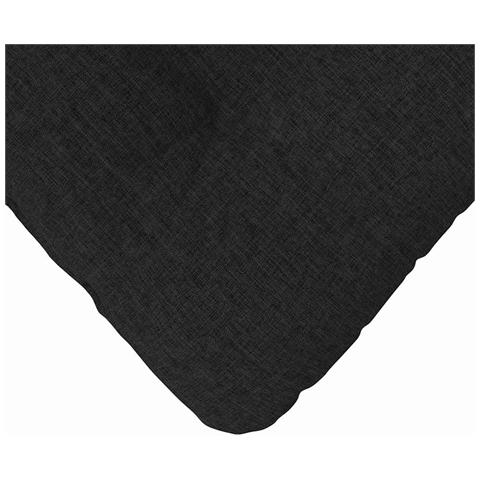 Cuscini per Seduta 4 pcs Nero 40 x 40 x 12 cm Tessuto - Foto 9