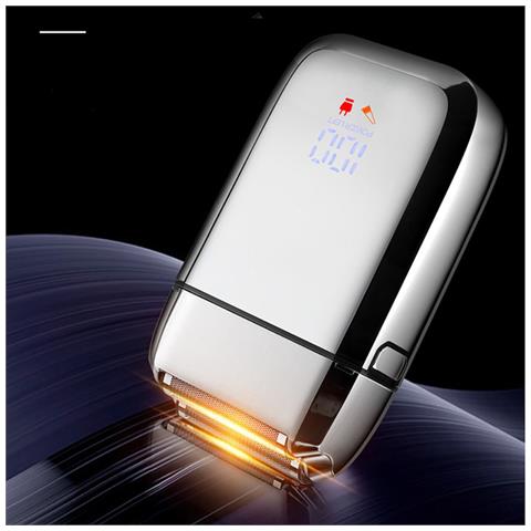 Rasoio Elettrico Per Testa Calva Con Display Led, Ricaricabile Usb, Uso Asciutto E Bagnato - Foto 2