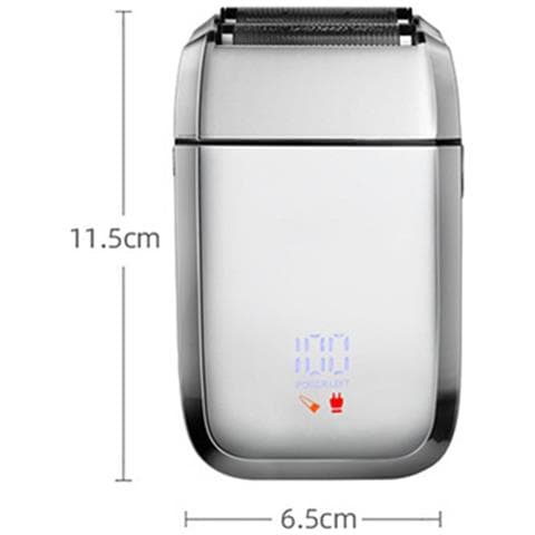 Rasoio Elettrico Per Testa Calva Con Display Led, Ricaricabile Usb, Uso Asciutto E Bagnato - Foto 7