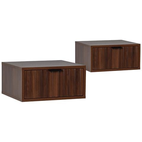 Set Di 2 Comodini Sospes Lluvia 1 Cassetti Colore Noce - Foto 1