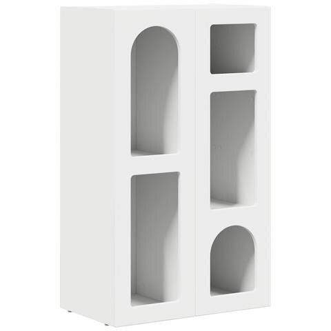 Credenza Bianco 59 x 35 x 100,5 cm Legno multistrato - Foto 1