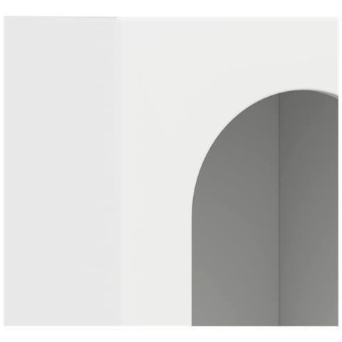 Credenza Bianco 59 x 35 x 100,5 cm Legno multistrato - Foto 9