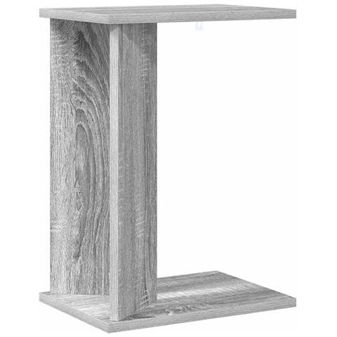 Tavolino Grigio Sonoma 35 x 25 x 50 cm Legno multistrato - Foto 1