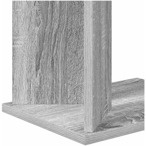 Tavolino Grigio Sonoma 35 x 25 x 50 cm Legno multistrato - Foto 9