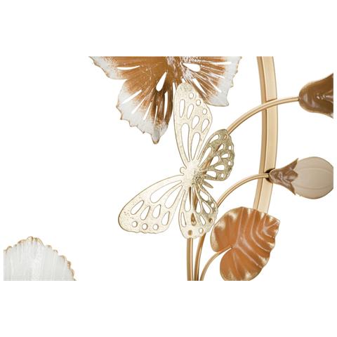 Decorazione In Metallo 3d Farfalla 9-multicolore-metallo-58,4x5,1x63,5 Cm - Foto 2