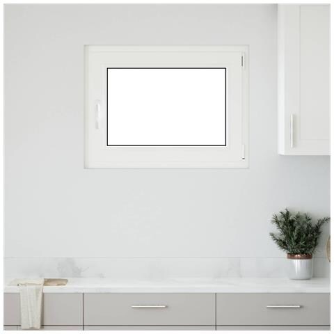Finestra per Soffitta RISOR 80 x 50 cm PVC e Vetro Bianco - Foto 2