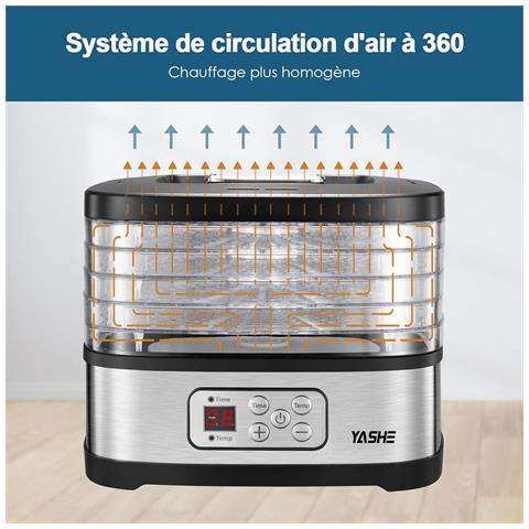 Essiccatore GGJ-261B. 5 vassoi. timer 72 h. 240 W - Foto 3