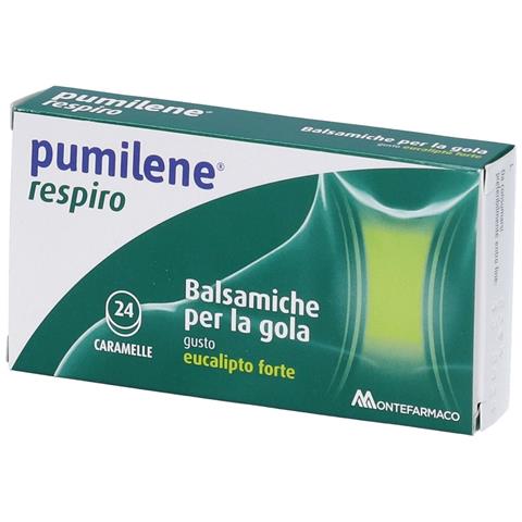 Pumilene Respiro Caramelle per la Gola Eucalipto Forte 70 g - Foto 1