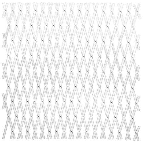 Traliccio porta piante e fiori estensibile colore bianco 2x1 mt - Foto 1