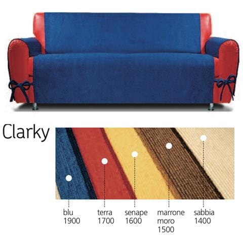 Copridivano Genius Class Clarky 3 Posti Senape 1600 - Foto 5