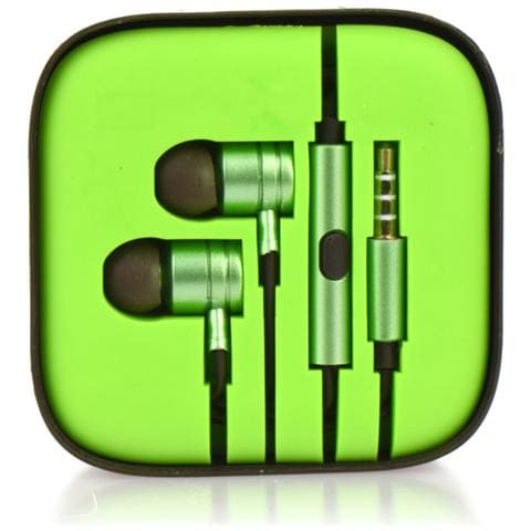 Kit Auricolari Hf Stereo Android Box Mi Metallico Limone - Foto 1