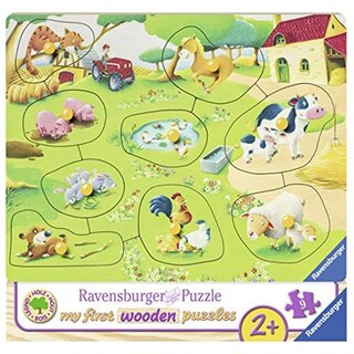Ravensburger Puzzle Selfie In Fattoria - 500 Pezzi - Qualità SoftClick - Dimensioni 49x36 Cm