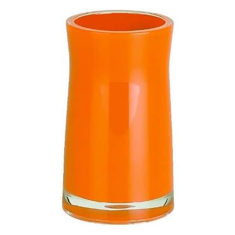 Sydney 10.13625 Bicchiere Porta Spazzolini In Acrilico, Colore: Arancione - Foto 2