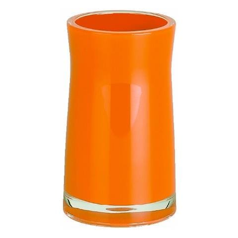 Sydney 10.13625 Bicchiere Porta Spazzolini In Acrilico, Colore: Arancione - Foto 1