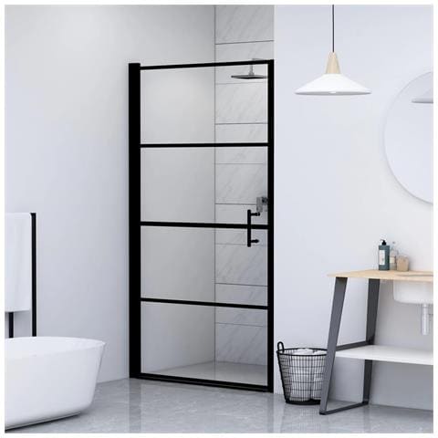 Porta Per Doccia In Vetro Temperato 81x195 Cm - Foto 5