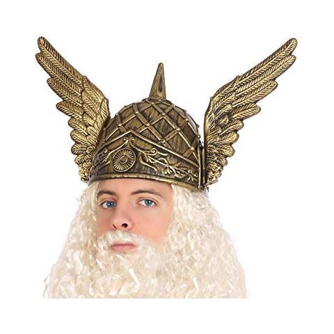 -58331 Elmetto Vichingo Dio Thor, Oro (58.331 - Foto 1