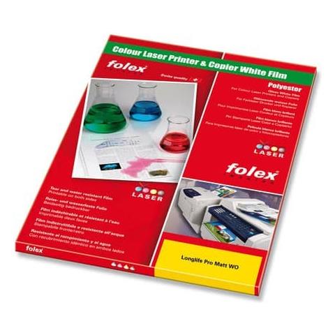 Film Antistrappo Longlife Pro Matt Wo Poliestere Bianco Opaco 0,115 Mm A3 Conf. 50 Pezzi - 29738.115.43100 - Foto 1