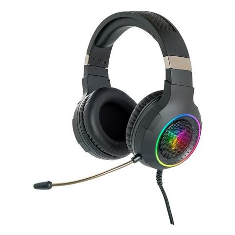 Cuffia Gaming ""h430"" 7.1 Virtual Con Bro, 7 Colori Led, 2x3, Mic.,controllo Volume, 2x3mm E Usb Con Adattatore - Ith - Foto 2