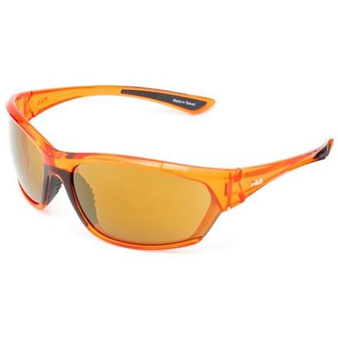 Occhialida Sole Unisex Fila Sf232-66pch Marrone Arancio (ø 66 Mm)  - Foto 1