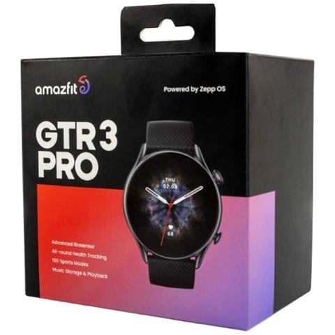 Smartwatch GTR3 PRO Impermeabile 5ATM Display 1.49" 3GB Bluetooth Wi-Fi Nero  - Foto 8