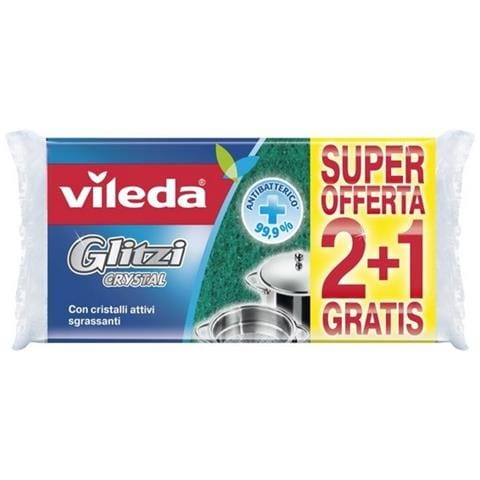 Vileda Spugna Glitzi Crystal 3pz 169100 - Foto 1