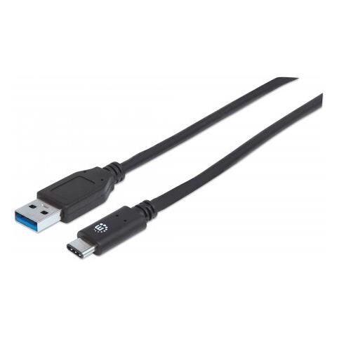 Cavo USB 3.1 Gen2 A Maschio / USB-C Maschio 1m - Nero - Foto 2