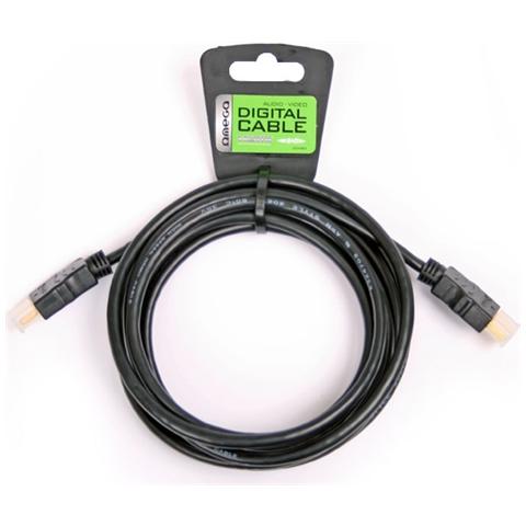 OCHB43, HDMI, HDMI, Maschio, Maschio, Nero, Sacchetto di politene - Foto 1