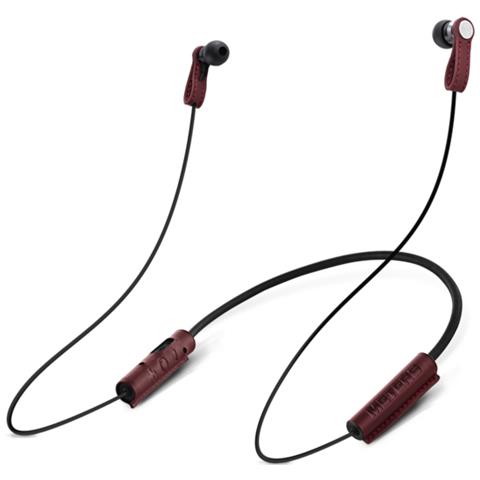 M-EARS In Ear Earphones - Red Leather - Foto 1
