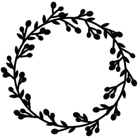 Taglio Ghirlanda Di Buon Natale 9,5 Cm - Foto 1