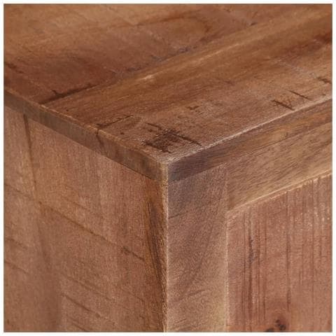 Mobile Porta Tv 110x30x40 Cm In Legno Di Mango Grezzo - Foto 2