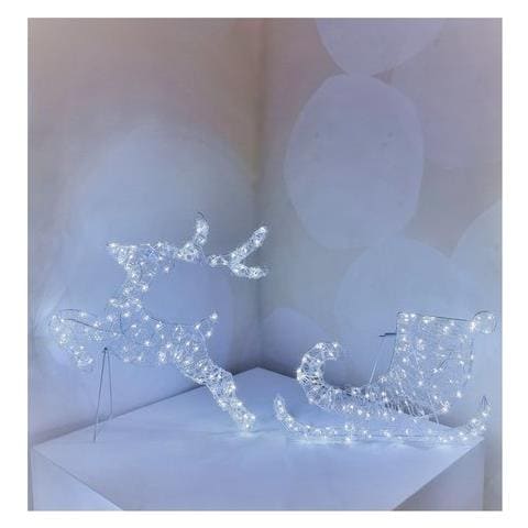 Decoro 73753 Renna Con Slitta Led - Foto 1