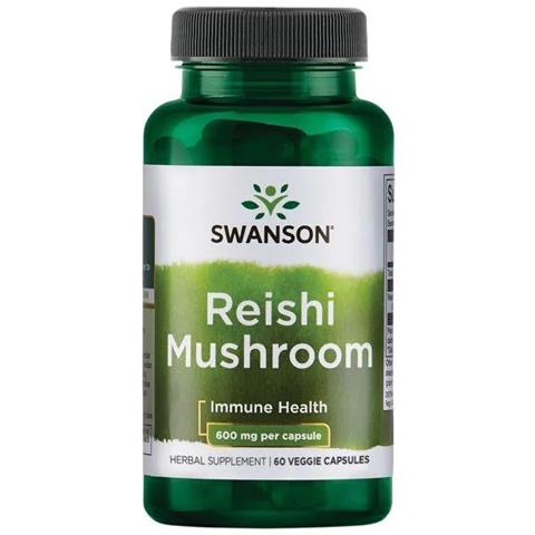 Fungo Reishi 600 Mg 60 Capsule Vegetali Swanson Health Products - Foto 1