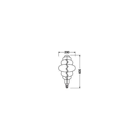 Osram Lampadina Led Vintage E27 Oro 4,8w 360lm 2200k Dimmerabile Ip20 320° [lv-4058075761834] - Foto 4