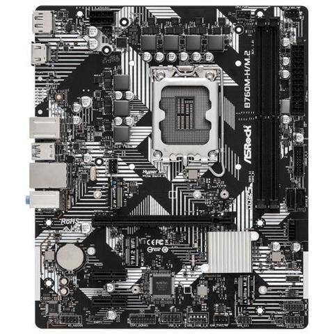 Scheda Madre B760M-H /M. 2 Socket LGA 1700 Chipset B760 Micro ATX - Foto 2