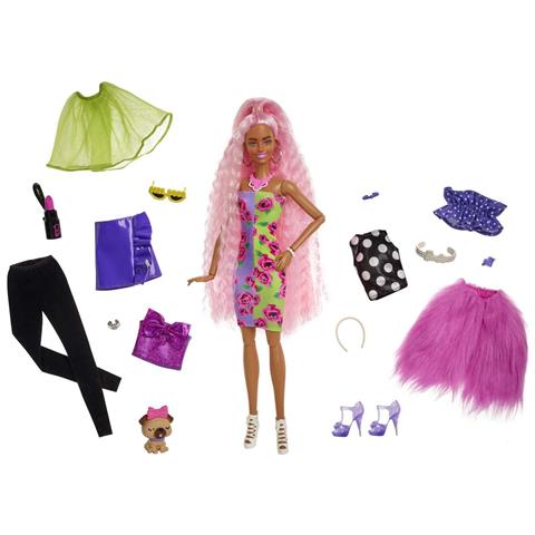 Barbie Extra Deluxe - Set Di Bambole E Accessori Con Animale Domestico, Pezzi Da Mescolare E Abbinare Per Oltre 30 Look, Giunti Flessibili Multipli, Regalo Per Bambini Dai 3 Anni In Su - Foto 2