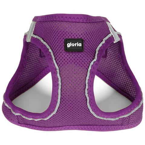 Imbracatura Per Cani Air Mesh Trek Star Regolabile Viola L (33,4-35 Cm) - Foto 1