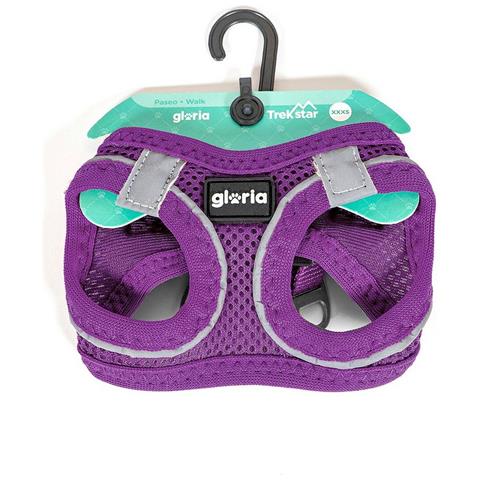 Imbracatura Per Cani Air Mesh Trek Star Regolabile Viola L (33,4-35 Cm) - Foto 4