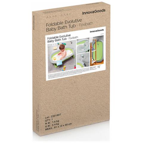 Vasca Pieghevole Evolutiva Per Neonato Fovibath Innovagoods - Foto 2