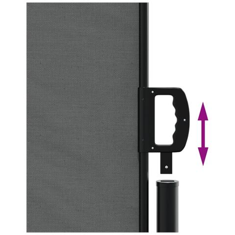 Tenda da Sole Laterale Retrattile Antracite 120x600 cm - Foto 2