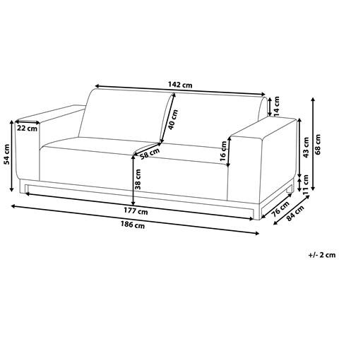 Divano Imbottito Da Giardino Divano Da Giardino Rovigo Poliestere Grigio - Foto 7