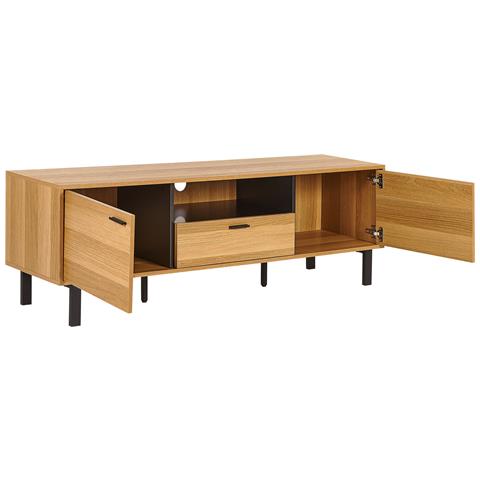 Mobile Tv Legno Chiaro E Nero Claremont - Foto 7