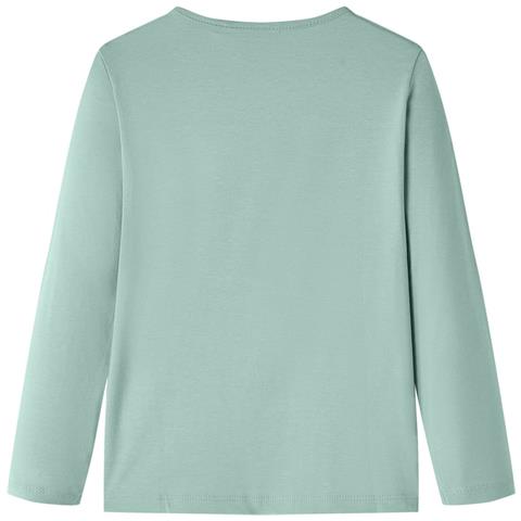 Maglietta Da Bambina Maniche Lunghe Menta Medio 128 - Foto 2